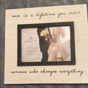 Malden Cream and Black Sentiment Frame